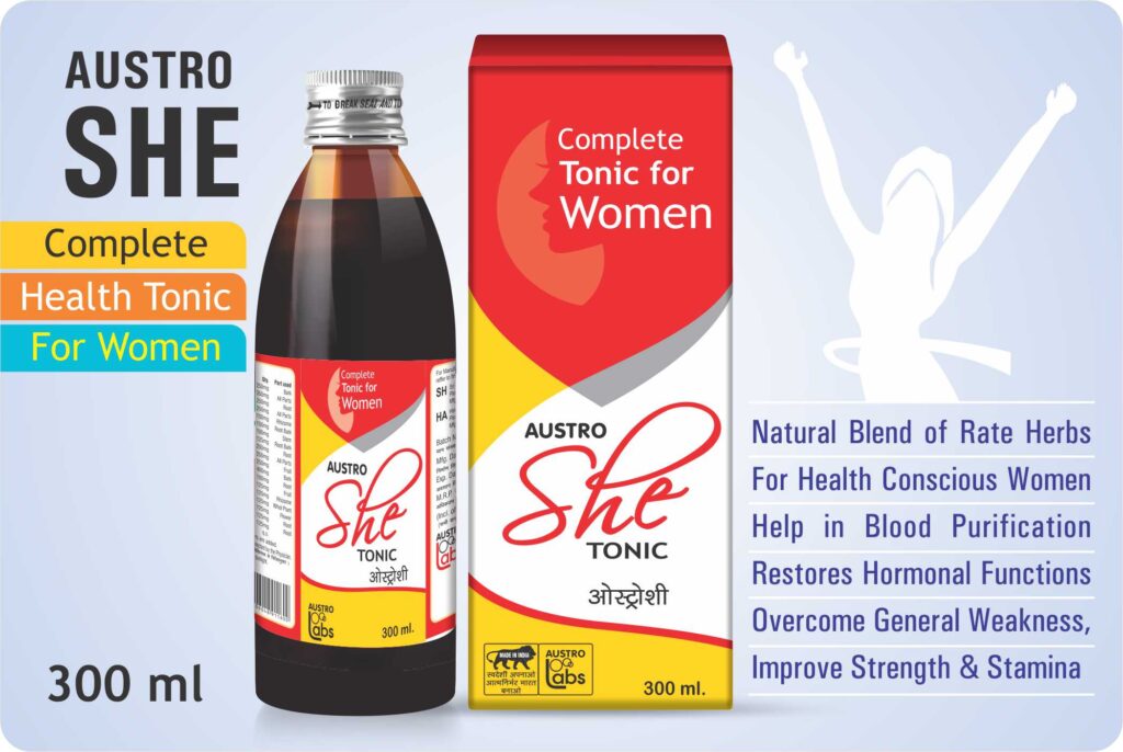 Austro Ashoka Cordial Uterine Tonic for Women225ml Austro Labs