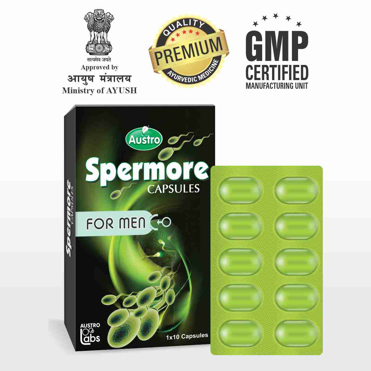 Austro Spermore Cap (10Cap)